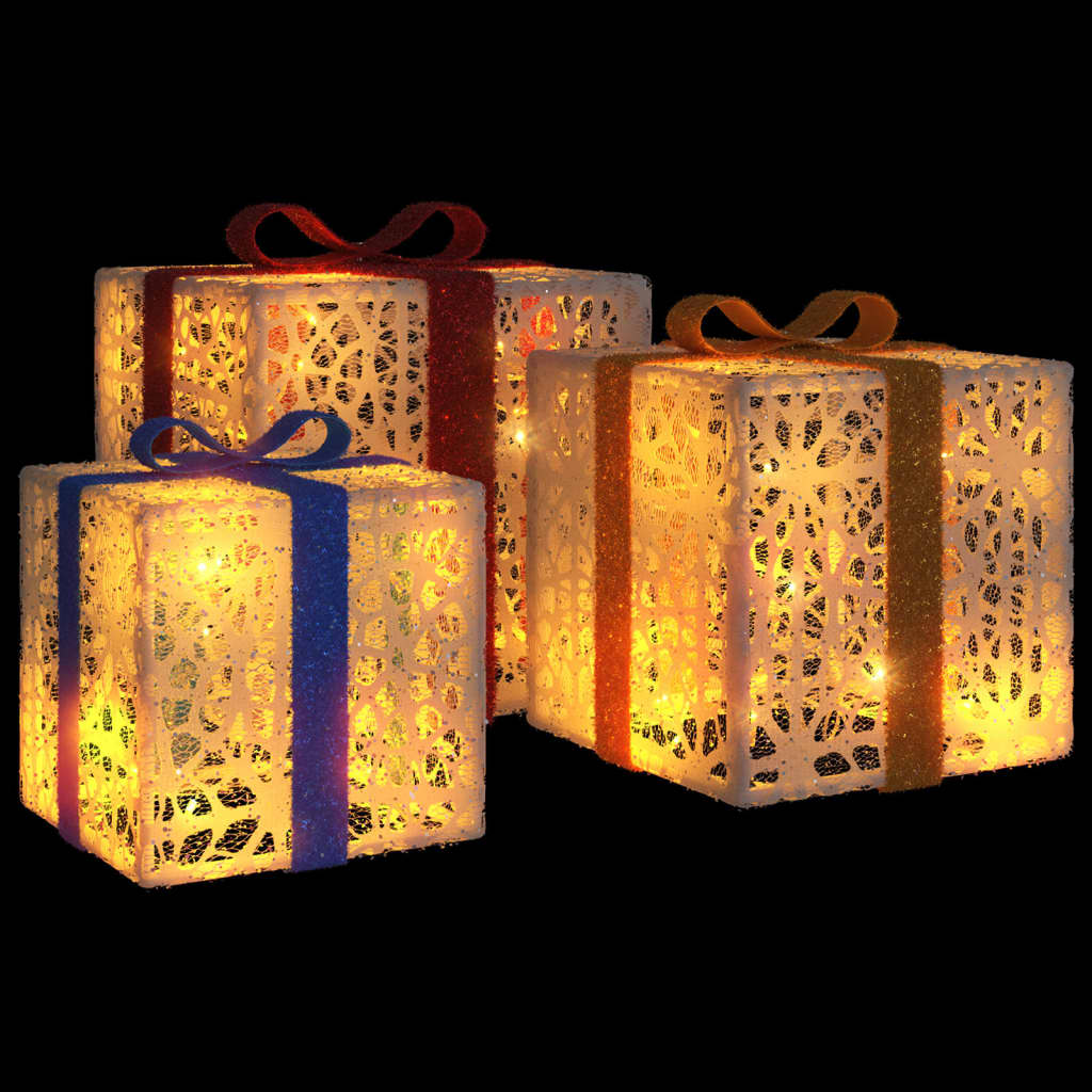 Lighted Christmas Boxes