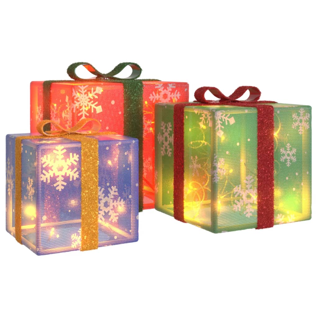 Lighted Christmas Boxes